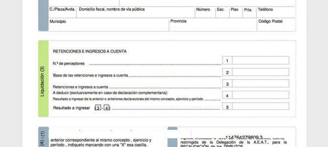 ¿Sabe cómo rellenar el modelo 115?